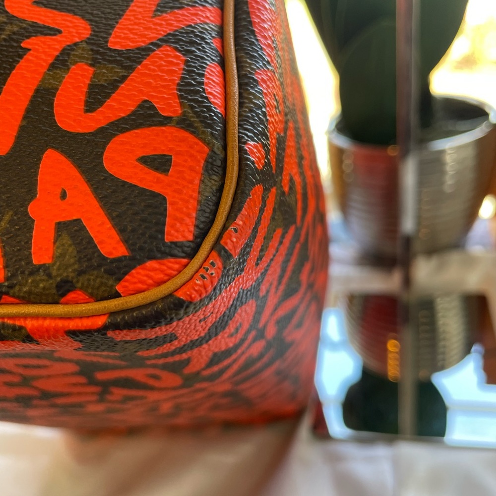 SOLD 💵Louis Vuitton Steven Sprouse Graffiti Orange Speedy 30 - Picture 10 of 14